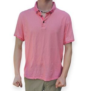 Ted Baker Coral/Pink Polo Shirt